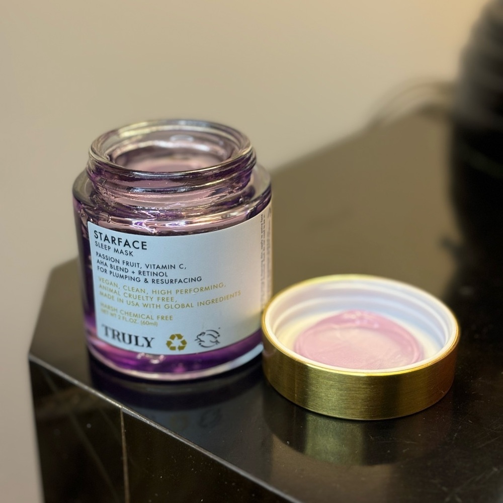 Truly Beauty “Star Face” Purple Face Sleep Mask